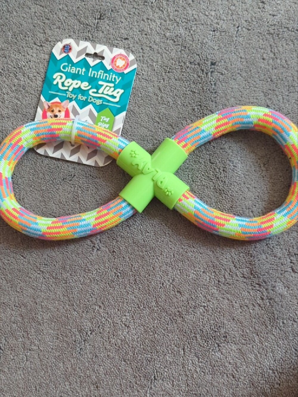 Giant Infinity Rope TUG Toy For Dogs New - Picture 2 of 5